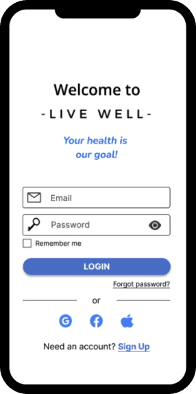 Livewell app